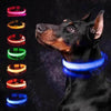 Light up Dog Collar - the Original LED Dog Collar - USB Rechargeable - Waterproof - 1,000 Feet of Visibility - Dog Collar Light for Small, Medium, Large Dogs - US Brand