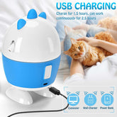 Rechargeable Interactive Cat Toy – 2-in-1 Light & Feather Exercise Toy for Indoor Cats