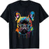Proud to Be a Frenchie Lover Colorful  T-Shirt