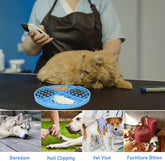 Slow Feeder Bowl Mat for Dogs and Cats, Licking Mat for Dog Anxiety Relief, Cat Peanut Butter Lick Pad, Dog Enrichment Toys for Boredom Reducer, Dog Treat Mat for Bathing Grooming