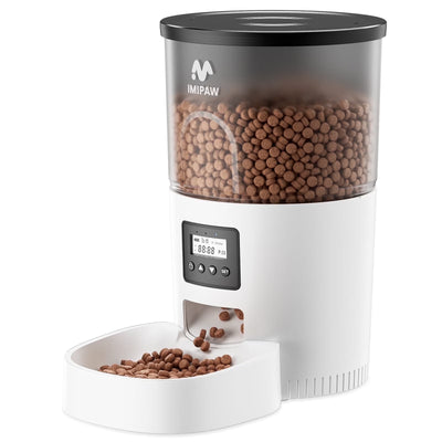 Automatic Cat Feeder – 3L Timed Food Dispenser, Clog-Free Design