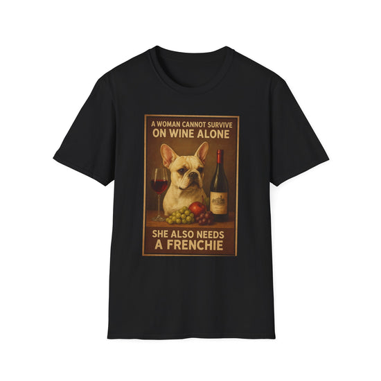 Frenchie Wine T-shirts