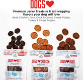 Dogs Love Duck & Carrot Jerky Treats – Premium, Filler-Free Dog Treats, 2.5 lb Bag