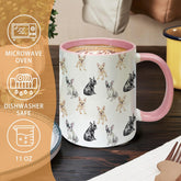 French Bulldog Coffee Mugs - French Bulldog Mug, Frenchie Coffee Teacup, Frenchie Dog Mug, Frenchiedog Gifts for Dog Lovers Women Men, Frenchbulldog Gifts Ceramic Coffeemug 11Oz
