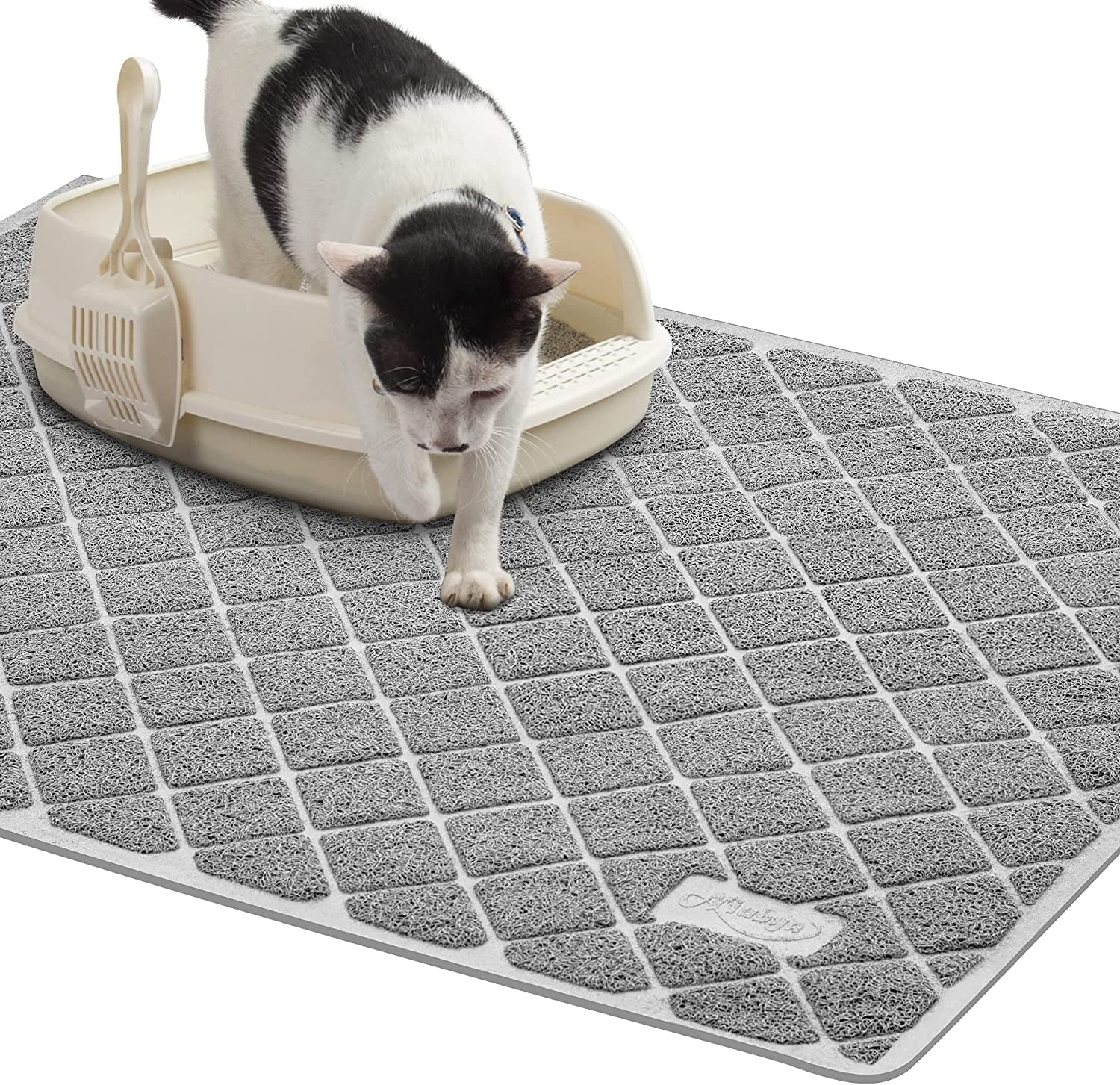 Premium Cat Litter Mat – Litter Trapping, Non-Slip & Waterproof