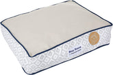 Now House for Pets Grey Diamond Cushion Dog Bed, Small Dog Bed, Machine Washable, Cotton/Poly Blend, 17X22X5 Inches
