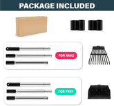 Pet Pooper Scooper for Large Dog, Height Adjustable Poop Scoop Removal Picker with Long Handle Extra Large Tray - Easy to Wash