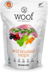 WOOF Freeze-Dried Dog Food – Wild Brushtail Recipe, High Protein Treats & Meal Toppers, 2.2 lb