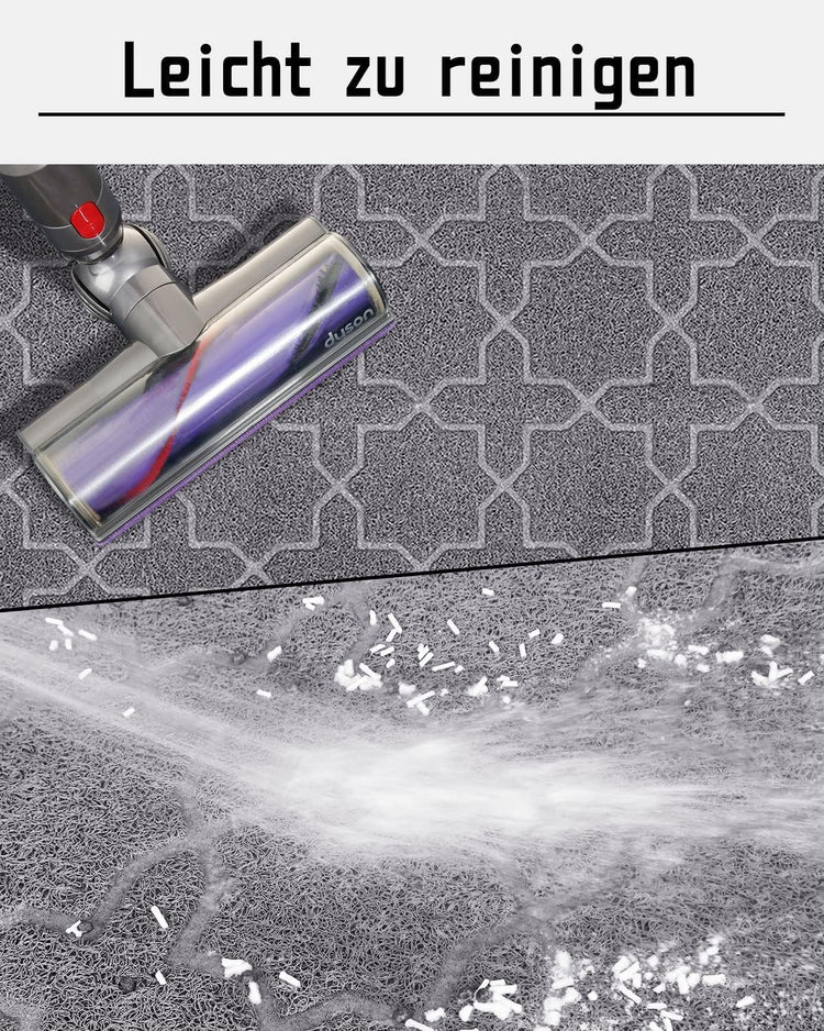 Cat Litter Mat – Large 35"x24", Litter Lock Mesh, Non-Slip (Dark Grey)