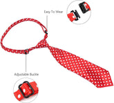 Dog Ties 30 PCS Dog Neckties, Adjustable Neck Ties and Bows for Medium Large Pets Festival Formal Bulk Pet Bowties Collar Grooming Accessories Holiday Birthday Wedding Costumes