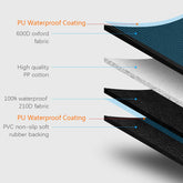 Car Dog Cover Back Seat - Waterproof Hammock with Mesh Window Multiple Pockets for Car/Truck/Suv Nonslip Rubber Back Washable