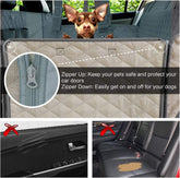 Honest Dog Car Seat Covers with Mesh Window,Dog Seat Cover with Side Flap for Cars, Trucks, and Suv&
