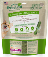 Nutri Dent Dog Dental Treats – Natural Teeth Cleaning & Breath Freshener, Medium Size, 40 Count