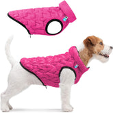 Dog Winter Coat UNI - Lightweight Reversible Warm Dog Jacket - Water Resistant Windproof Jacket - Dog Coats for Medium Dogs, Small & Large Dogs Vest L
