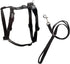 Pet Products No-Pull Balance Harness and Loose Leash Walking Set Dogs, Made in the USA, Black, X-Small
