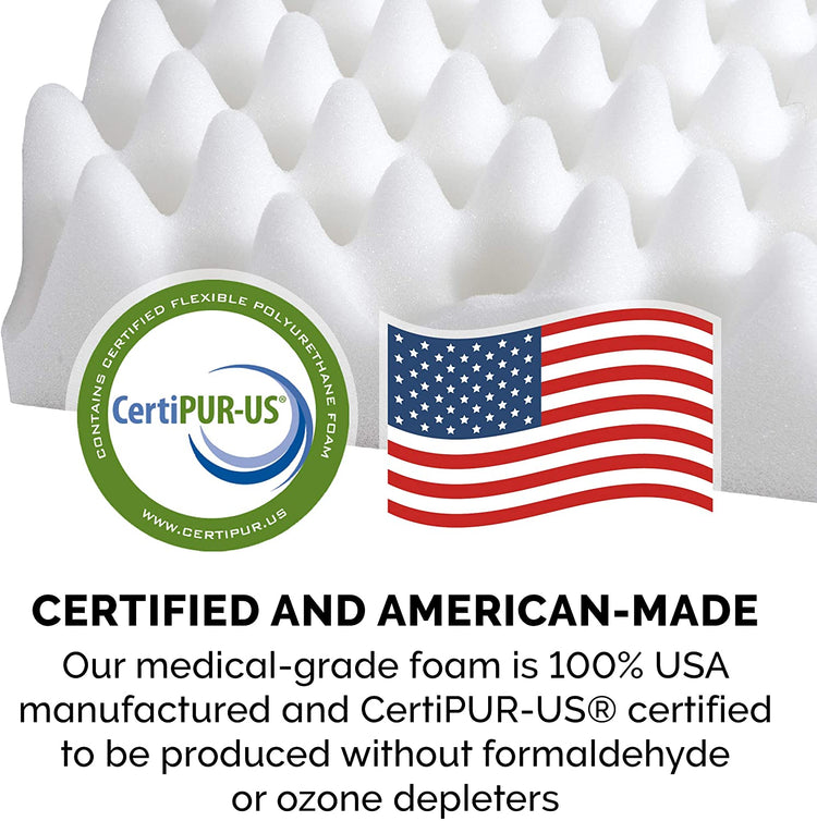 Orthopedic Dog Bed for Large/Medium Dogs W/ Removable Bolsters & Washable Cover, for Dogs up to 55 Lbs - Plush & Suede Sofa - Almondine, Large