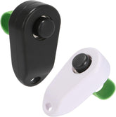 Dog Training Clicker with Finger Ring – 2 Pack (Black & White)