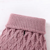 Knitted Braid Turtleneck Sweater Knitwear Warm Outerwear for Dogs & Cats