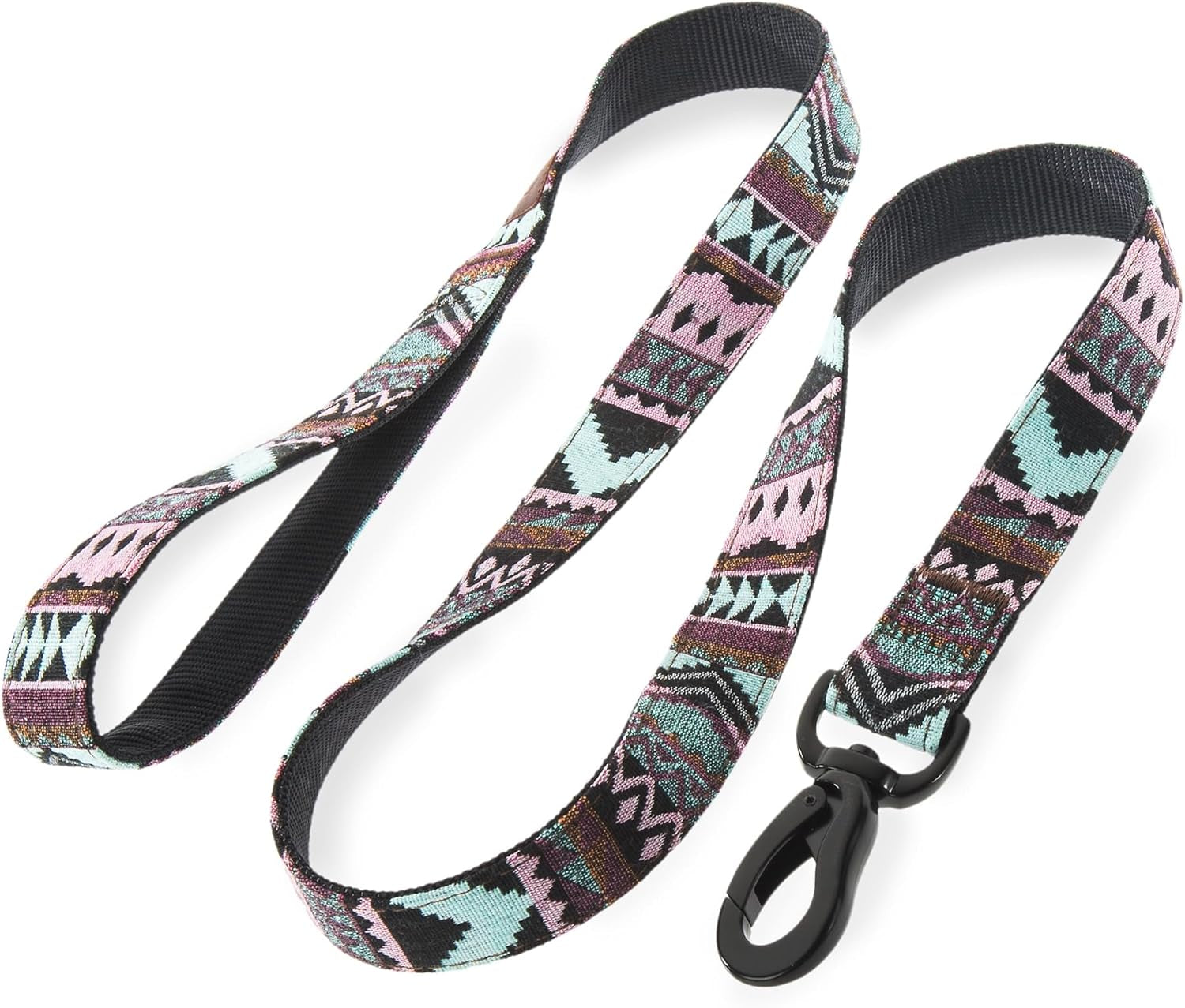 Embark Adventure Dog Leashes - Colorful, Strong and Sturdy Dog Leash for Small, Medium and Large Breed Dogs (Aztec, 4 Ft)