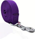 5 FT Strong Dog Leash, Nylon Dog Leashes for Small Medium Large Dogs Purple
