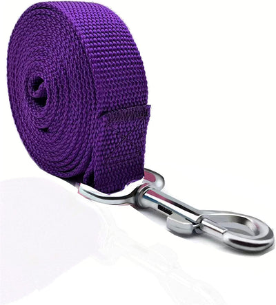 5 FT Strong Dog Leash, Nylon Dog Leashes for Small Medium Large Dogs Purple
