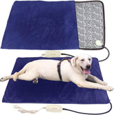 Large Pet Heating Pad – 34"x21" Electric Heated Bed with Washable Cover