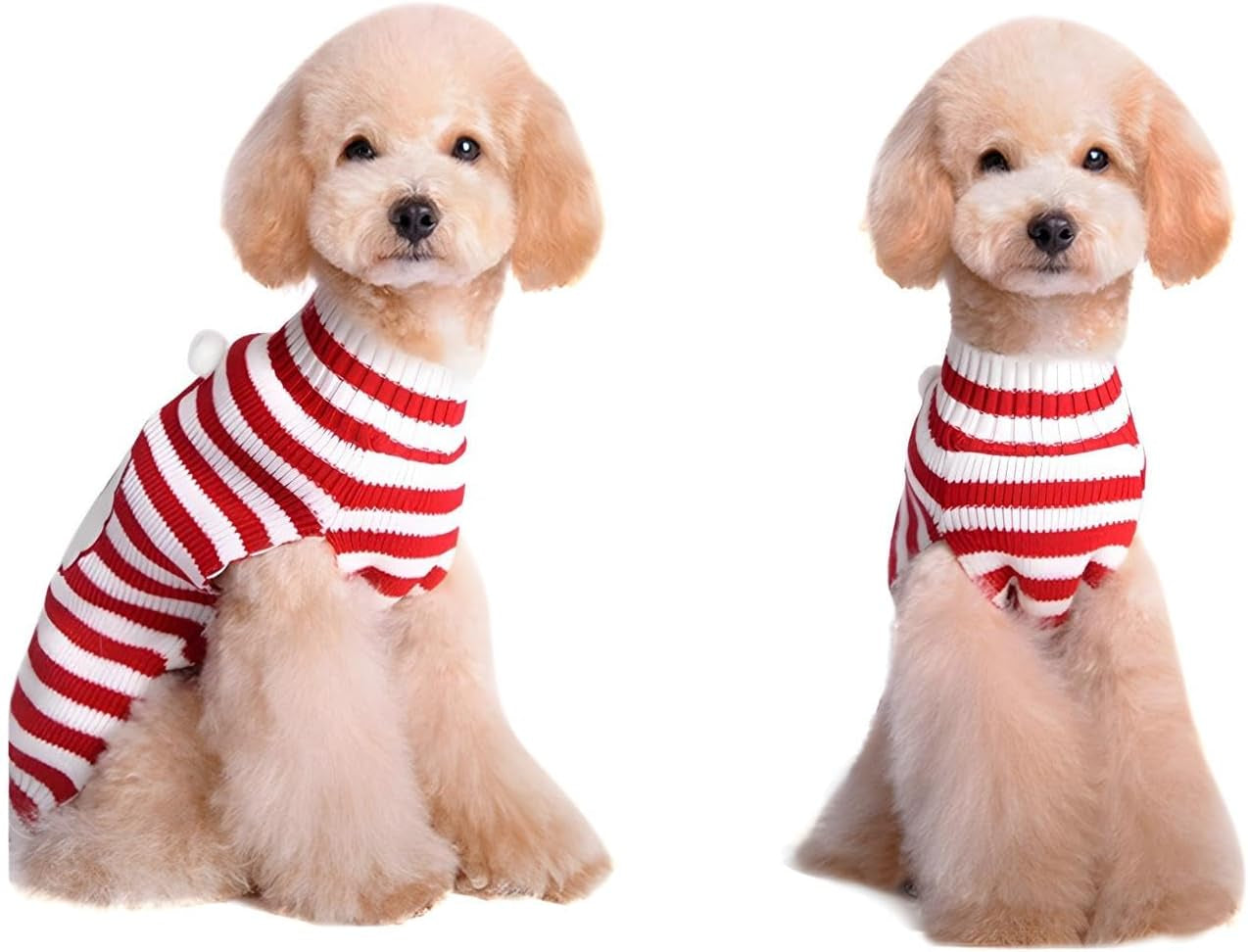 Santa Claus Pet Sweater – Christmas Outfit for Small to Medium Dogs & Cats, X-Large