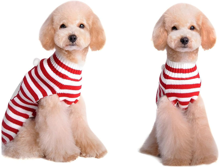 Santa Claus Pet Sweater – Christmas Outfit for Small to Medium Dogs & Cats, X-Large