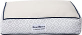 Now House for Pets Grey Diamond Cushion Dog Bed, Small Dog Bed, Machine Washable, Cotton/Poly Blend, 17X22X5 Inches