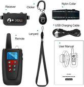 No-Shock Dog Training Collar – 3300ft Remote, Sound & Vibration, IPX7 Waterproof