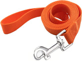 5 FT Strong Dog Leash, Nylon Dog Leashes for Small Medium Large Dogs Orange