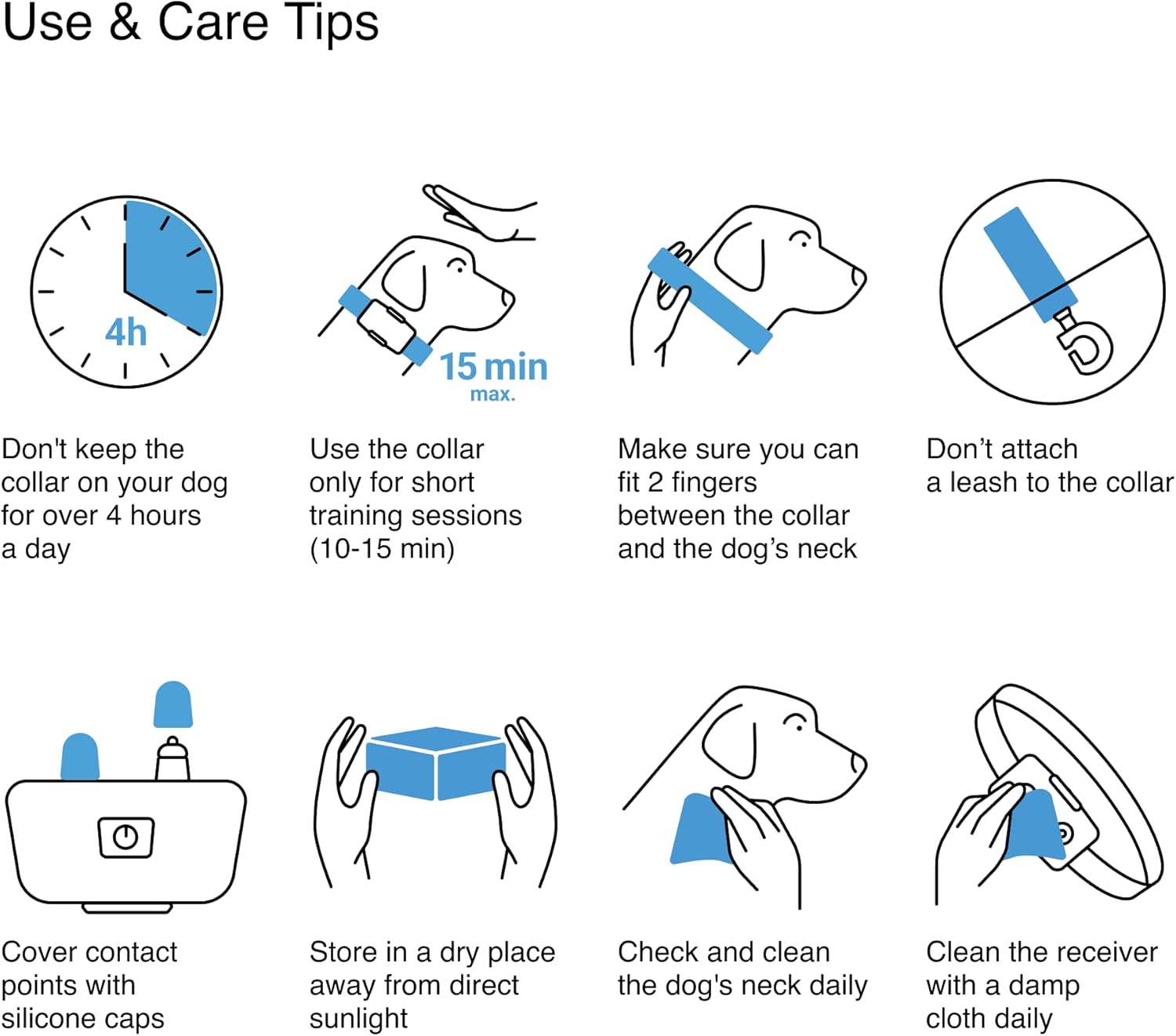 Remote Dog Training Collar P320N – 400 Yards, Shock/Vibration/Beep, Waterproof