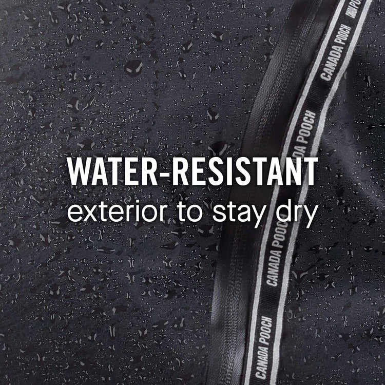 Dog Snowsuit – Black, Size 10 (9–11" Back Length)