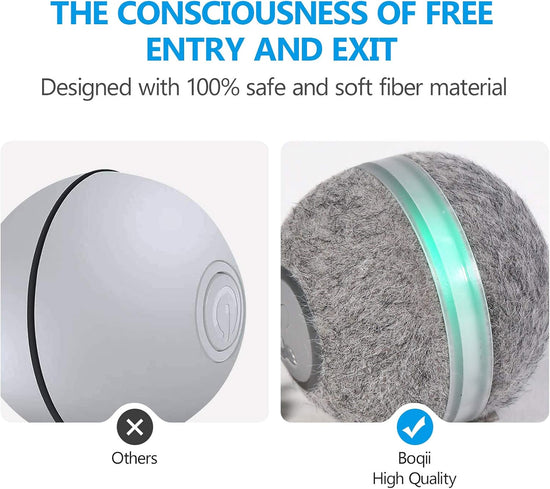 Cat Toys for Indoor Cats Smart Balls, [3 Modes for Cats&