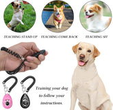 Dog Training Kit – Treat Pouch & Clicker, 3-Way Wear (Black & Pink)