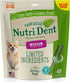 Nutri Dent Dog Dental Treats – Natural Teeth Cleaning & Breath Freshener, Medium Size, 40 Count