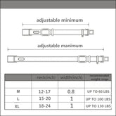 Luxury Padded Adjustable Heavy Duty Nylon Dog Collar, Seatbelt Metal Buckle,For Medium Large Pets