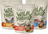 Wildly Natural Cat Treat Variety Pack – Chicken, Tuna & Salmon Flavors, 3-Pack (2.5 oz Each)