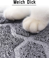Cat Litter Mat – Large 35"x24", Litter Lock Mesh, Non-Slip (Dark Grey)