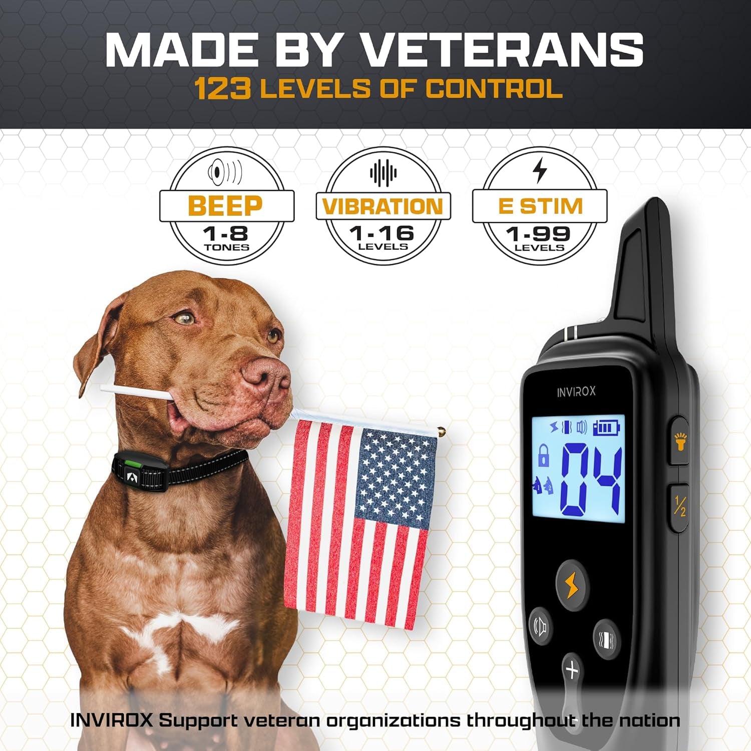 Dog Training Collar [2026 Edition] 123 Levels Dog Training Collar with Remote 1100Yd Range E Collar for Dogs Training 100% Waterproof Rechargeable, Manual Bark Collar for Large Dog