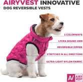 Dog Winter Coat UNI - Lightweight Reversible Warm Dog Jacket - Water Resistant Windproof Jacket - Dog Coats for Medium Dogs, Small & Large Dogs Vest L