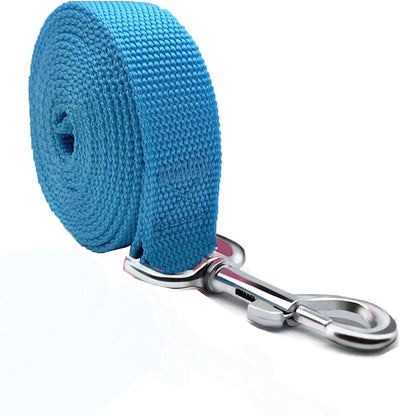 5 FT Strong Dog Leash, Nylon Dog Leashes for Small Medium Large Dogs Blue