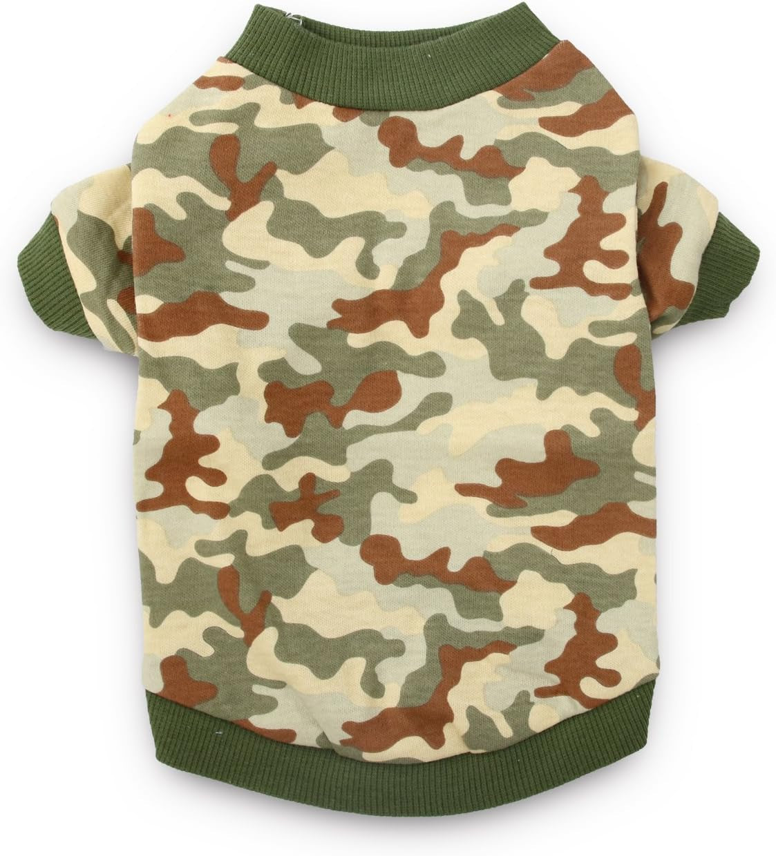 Small Puppy Boy Dog Clothes Boys Camo Shirts Puppy T Shirt Camouflage Green Male Tee Shirts Puppy Tshirt for Small Dog, Small, Army Green