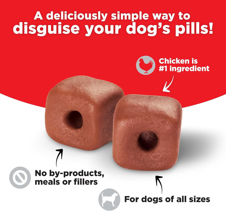 Pill Pouches with Real Chicken – Dog Treats, 6 oz Bag (Pack of 5)