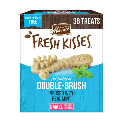 Fresh Kisses Dental Chews for Small Dogs – Mint Flavor, 36 Ct (23oz)