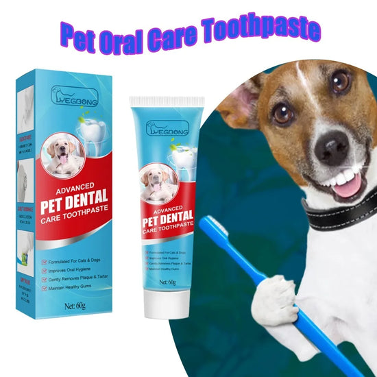 Pet Oral Care Toothpaste Dogs and Cats Fresh Breath Clean Teeth Tartar Plaque Removal Edible Safe Dental Health Care Supplies