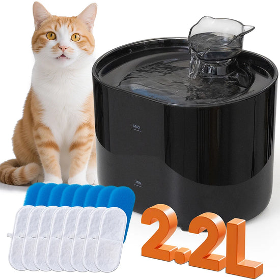 Electric cat water dispenser with silent pump for pets