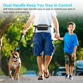 Comfortable retractable leash for active dog owners