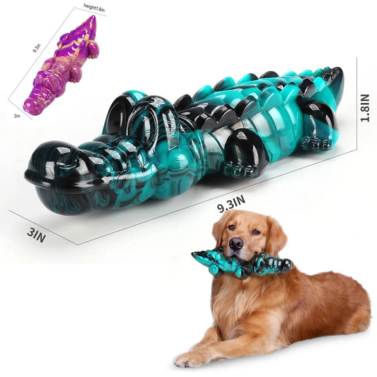 Dog Toys Pets Large Durable Dog Chew Toys Beef-Flavoredfor Chewers Bone Teeth Cleaning Toy Supplies for Tough Nylon Chewers