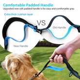 Retractable hands-free dog leash ideal for running and walking
